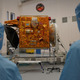 The Hope satellite during development.